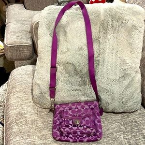 Purple Coach Crossbody